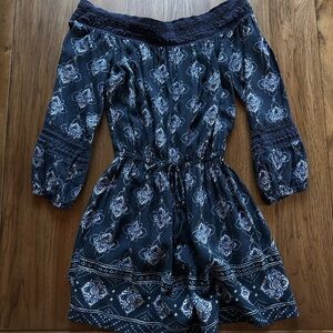 Floral Off-Shoulder Romper